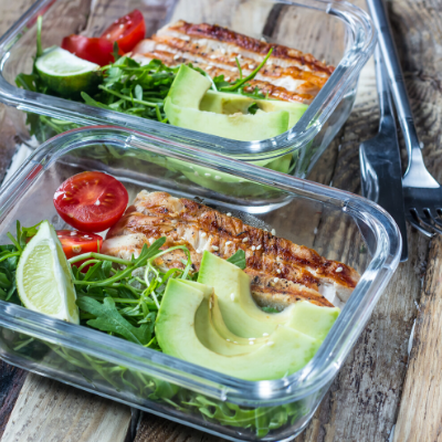 Meal prepped food in containers. How to Start Meal Prepping - The Easy Beginner's Guide - Whole Family Living